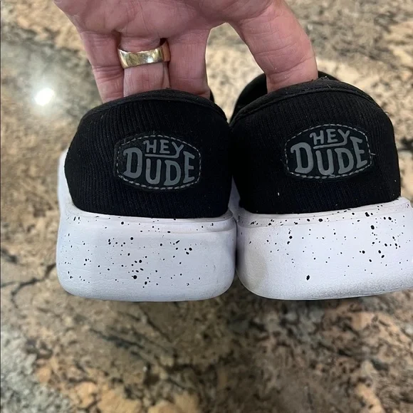 Hey Dude Black Sport Mesh Sneakers - Picture 5 of 7